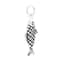 Silver Plated Fish Charm by Bead Landing™